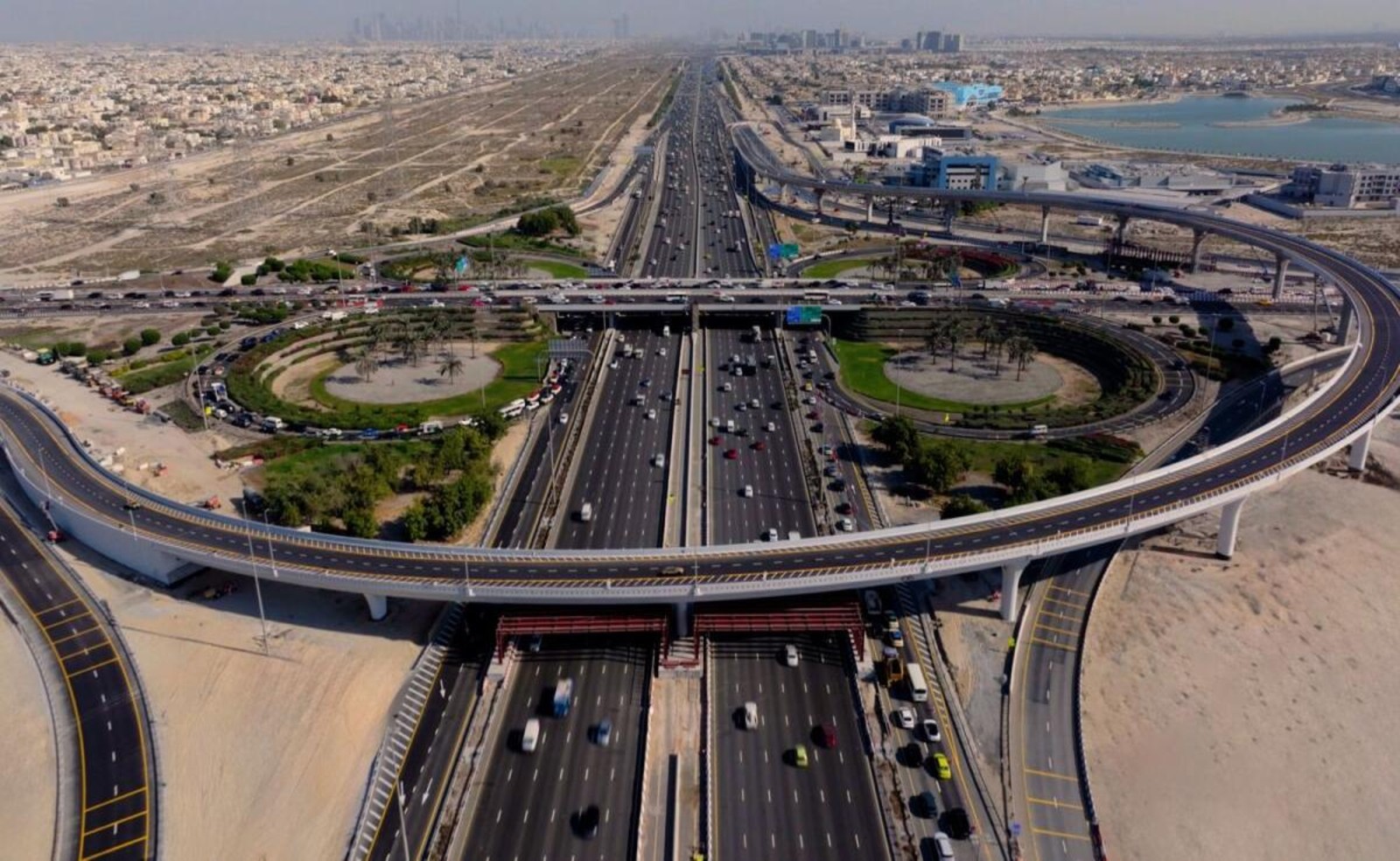 Dubai New Bridge Cuts Travel Time to 3 Minutes Between Hessa Street and Al Khail Road