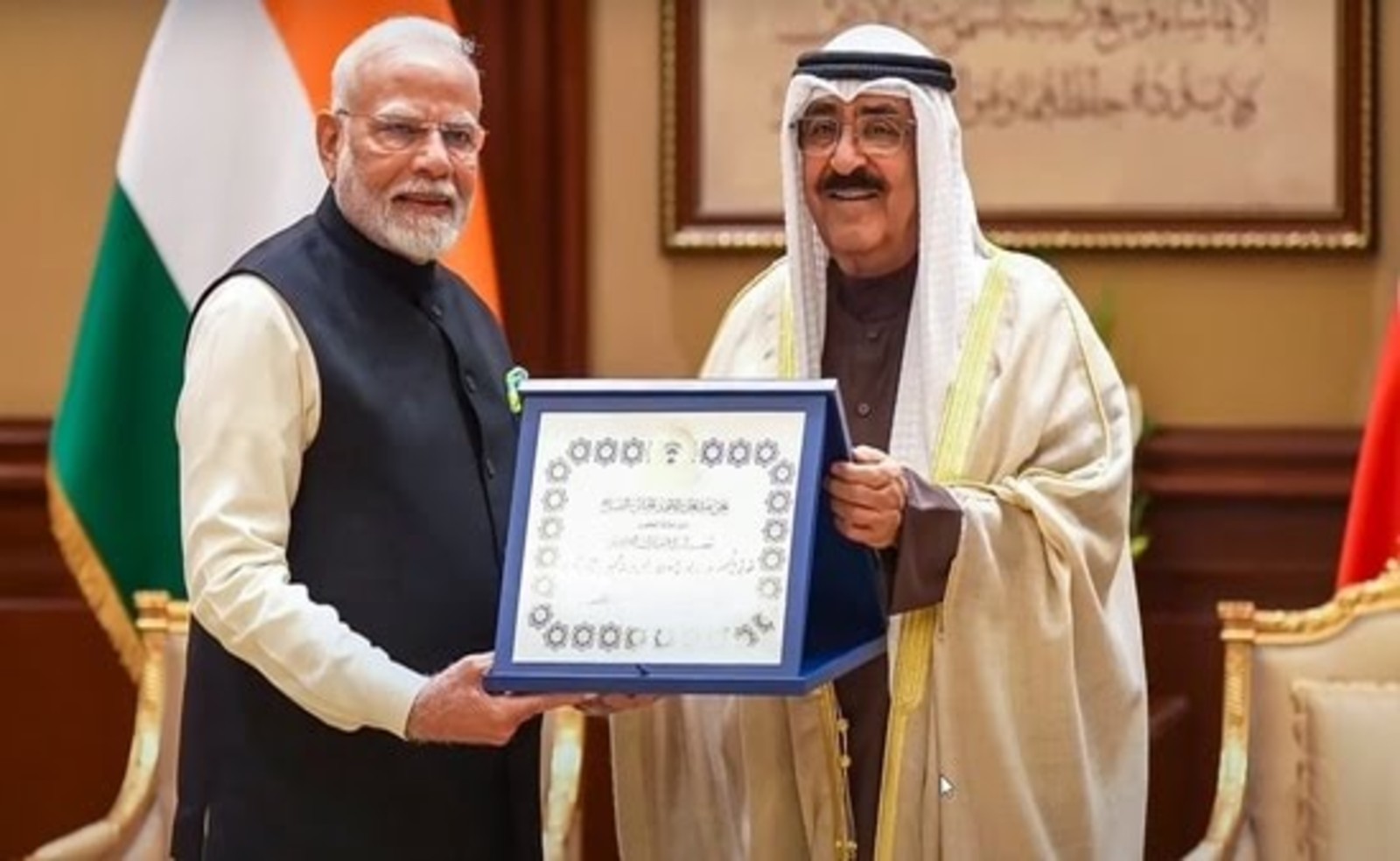 PM Narendra Modi Receives Kuwait Highest Honor, 20th International Award